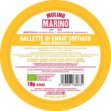 GALLETTE BIO DI ENKIR CROCCANTE 18 GR.